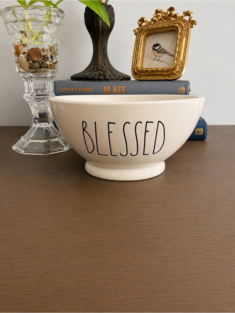 Rae Dunn BLESSED Footed Bowl Artisan Collection by Magenta